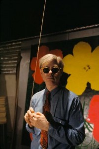 Andy Warhol in His Studio