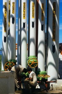 Pemex Oil Workers at Refinery