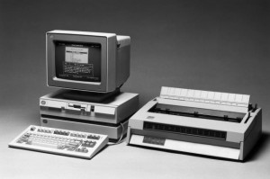 IBM Personal Computer and Printer