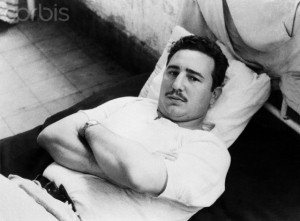 Castro Resting on Cot