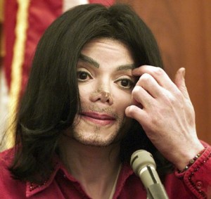 File photo of Michael Jackson testifying in Santa Maria