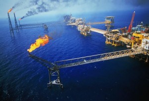 Pemex Offshore Oil Rigs in the Gulf of Mexico