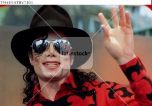 File photo of Michael Jackson waving to the crowd, numbering a few thousand, gathered in front of the Sydney Opera House