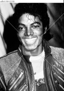 Singer Michael Jackson attends the opening of the on-stage musical "Dream Girls" in L.A. March 1983.