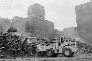 Aftermath of Mexico City Earthquake