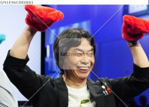 Japanese video game designer Miyamoto attends the Wii U Software Showcase at E3 in Los Angeles