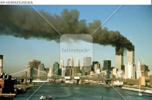 FILE PHOTO OF SMOKE RISING FROM WORLD TRADE CENTER AFTER ATTACK.