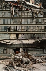 Earthquake damage of Mexico City in September 1985