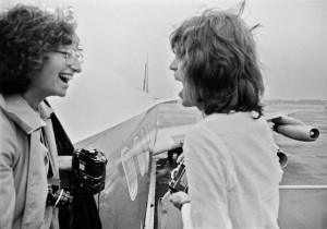 Annie Liebowitz and Mick Jagger