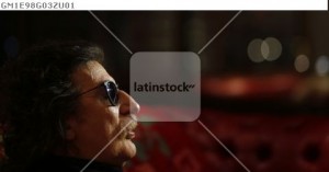 Argentine musician Charly Garcia speaks during an interview with Reuters ahead of his concert at Teatro Colon opera house in Buenos Aires