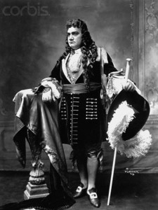 Enrico Caruso in 18th-Century Costume