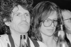 Keith Richards and Annie Leibovitz