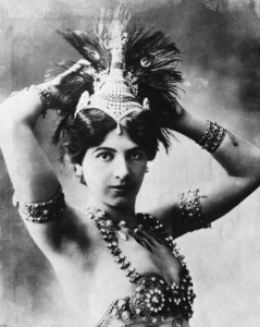 Mata Hari Posed in Youthful Glory