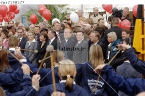 German Unification Day celebrations in Potsdam - parade.