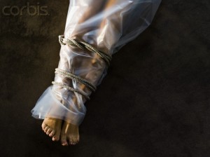 Victim Tied with Rope