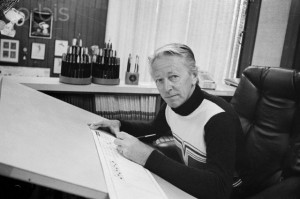 Charles Schulz in Studio