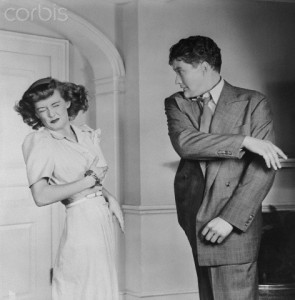 Dennis Morgan Slapping Bette Davis