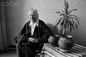 French Writer Marguerite Yourcenar Returns from Kenya