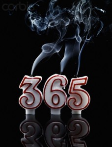 Blown out birthday candles