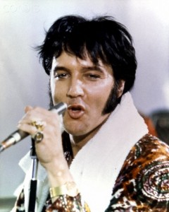Elvis Presley singing in Elvis: That's the Way It Is