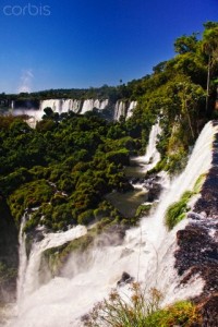 Iguazu (Iguacu) Falls, Salto Ramirez, Cataratas Foz do Igua??u near Puerto Iguaz??