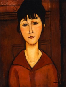 Head of a Young Girl by Amedeo Modigliani