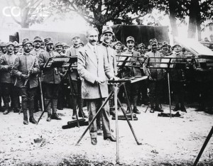 Arturo Toscanini Leads Band During World War I