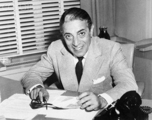 Shipping Tycoon Aristotle Onassis at Desk