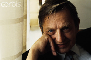 Prime Minister of Sweden Olof Palme