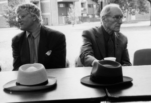 Designer David Hockney and Writer William Burroughs