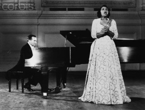 Marian Anderson Singing with Franz Rupp