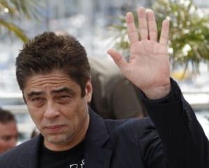 Jury member Del Toro poses during a photocall at the 63rd Cannes Film Festival