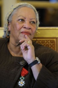 U.S. author Morrison poses after being awarded the Officer de la Legion d'Honneur, the Legion of Honour during a ceremony at the Culture Ministry in Paris