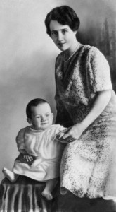 Anne Morrow Lindbergh with Her Son