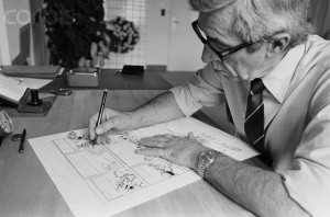 Belgian cartoonist Hergé