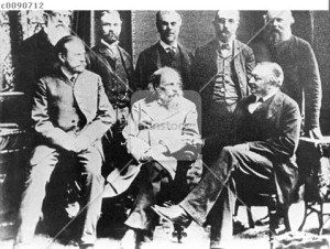 Mendeleyev at BAAS meeting 1887