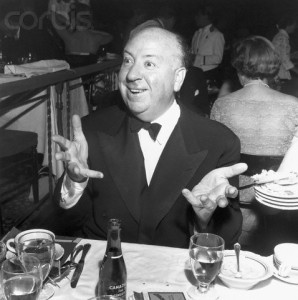 Alfred Hitchcock at Screen Actors Guild Award Ceremony