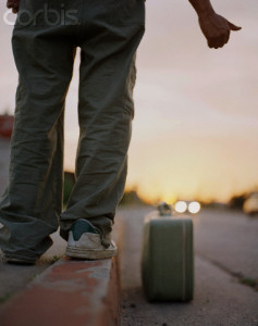 Man Hitchhiking