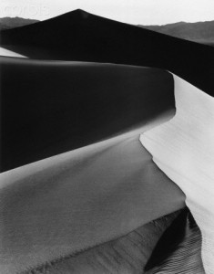 Sand Dunes, Sunrise, Death Valley National Park, California by Ansel Adams