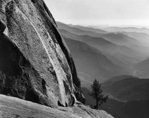 Moro Rock, Sequoia National Park, California, 1945 by Ansel Adams
