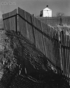 White Church, Hornitos, California, 1946 by Ansel Adams