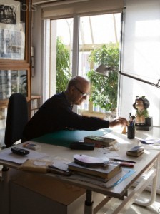 Argentinian cartoonist Joaquin Salvador Lavado, Quino.