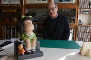 Argentinian cartoonist Joaquin Salvador Lavado, Quino.