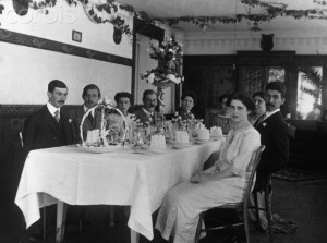 Sigmund Freud Dining with Family