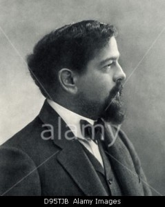 (Achille) Claude Debussy (1862-1919) French composer. From a photograph by Nadar, pseudonym of Gaspard-Felix Tournachon