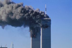 2001 USA. NYC. World Trade Center Attack. USA. New York City. September 11, 2001. The World Trade Center's