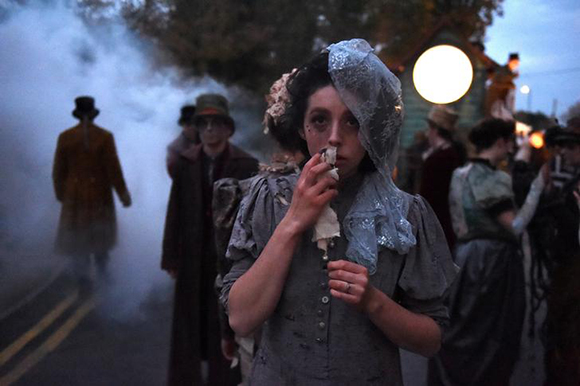 Members of street performance troupe Macnas participate in their 30th anniversary during Halloween parade called Savage Grace in Galway, Ireland. Photo by Clodagh Kilcoyne