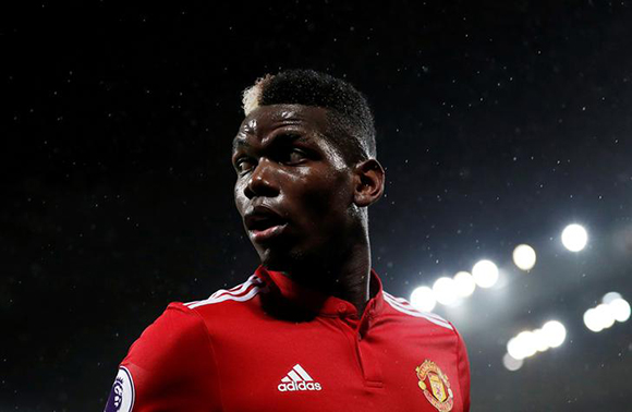  Soccer Football - Premier League - Manchester United vs Stoke City - Old Trafford, Manchester, Britain - January 15, 2018 Manchester United's Paul Pogba. Photo by Carl Recine 