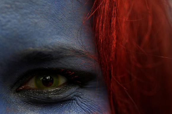  A reveler takes part in the annual block party Desliga da Justica during pre-carnival festivities in Rio de Janeiro, Brazil, January 27, 2018. Photo by Ricardo Moraes 