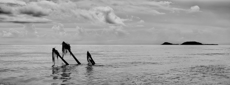 PUERTO RICO. Punta Santiago. 2017. Coastal damage following Hurricane Maria.